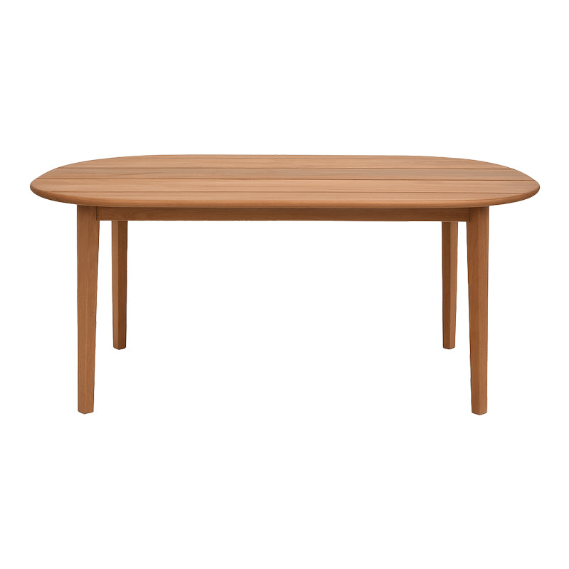 Τραπέζι Skyl pakoworld teak ξύλο σε φυσική απόχρωση 190x90x75εκ - Hippiehome.gr