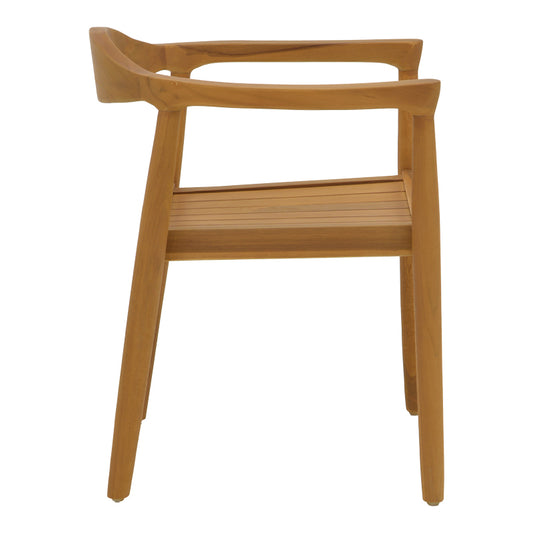 Τραπεζαρία 7 τεμ. Ganny-Pino pakoworld teak ξύλο σε φυσική απόχρωση 180/240x100x75εκ - Hippiehome.gr