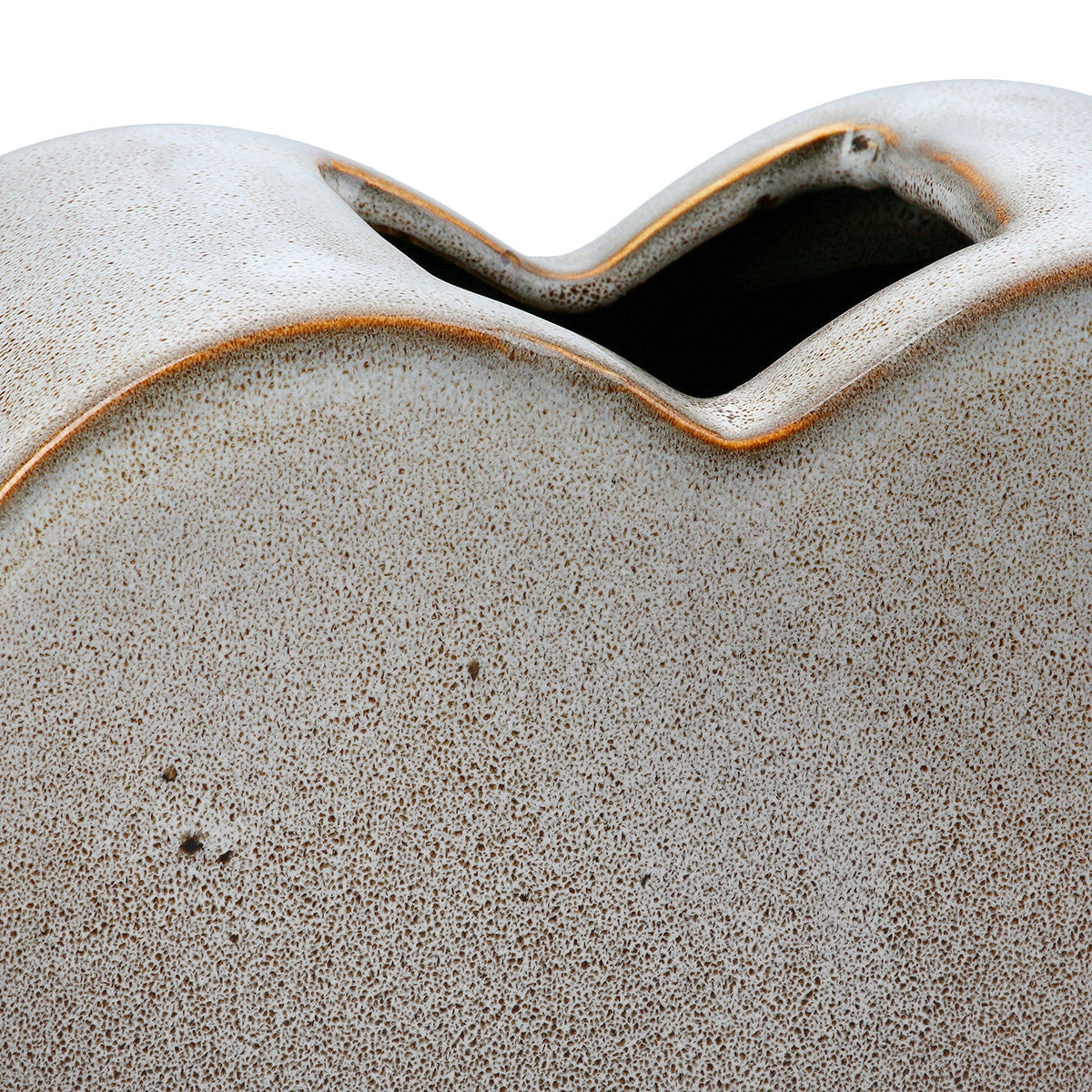 Βάζο "Heart" Κεραμικό Beige PU 4 20x8.5x14cm - Hippiehome.gr