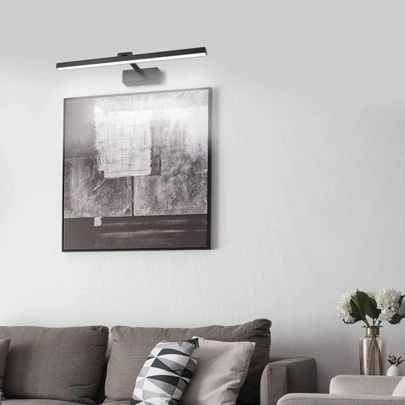 Φωτιστικό τοίχου-απλίκα Debiwen pakoworld led μέταλλο μαύρο 60x10x6εκ - Hippiehome.gr