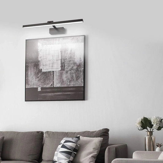 Φωτιστικό τοίχου-απλίκα Debiwen pakoworld led μέταλλο μαύρο 60x10x6εκ - Hippiehome.gr