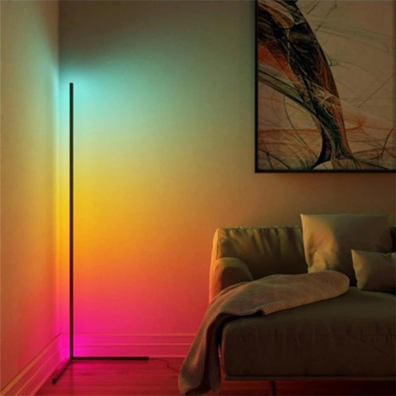 Φωτιστικό δαπέδου Nanek pakoworld led μέταλλο μαύρο 30x30x120εκ - Hippiehome.gr
