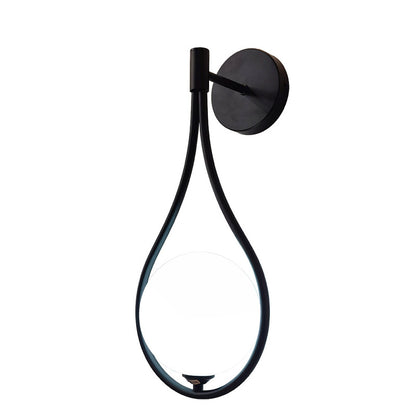 Φωτιστικό τοίχου-απλίκα Teary pakoworld G9 μέταλλο μαύρο-λευκο 16x12x37εκ - Hippiehome.gr