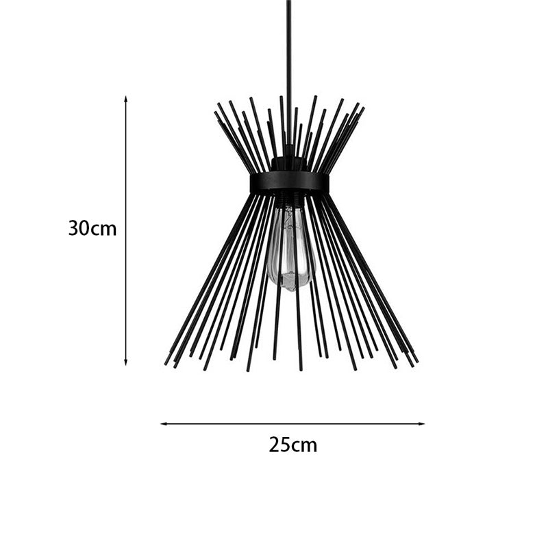 Φωτιστικό οροφής Candle I pakoworld E27 μέταλλο μαύρο Φ25x30εκ - Hippiehome.gr