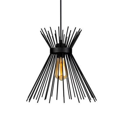 Φωτιστικό οροφής Candle I pakoworld E27 μέταλλο μαύρο Φ25x30εκ - Hippiehome.gr