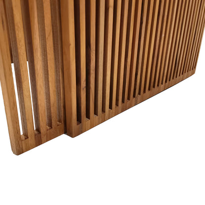 Τραπέζι Tinnie I pakoworld σετ 2τεμ teak ξύλο σε φυσική απόχρωση - Hippiehome.gr