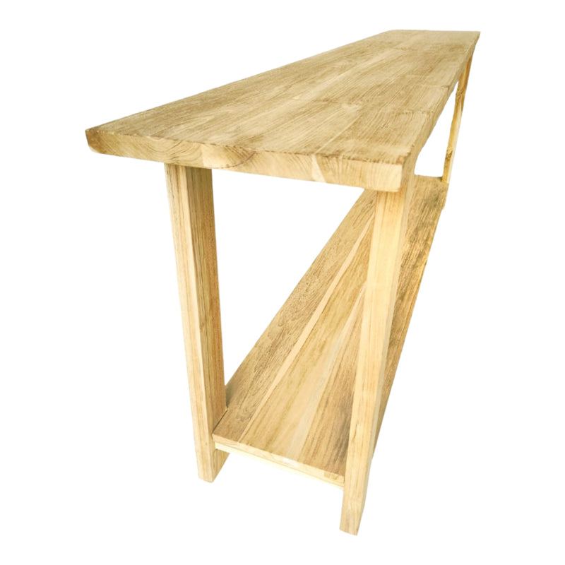 Κονσόλα Decoza pakoworld teak ξύλο σε φυσική απόχρωση 200x40x80εκ - Hippiehome.gr