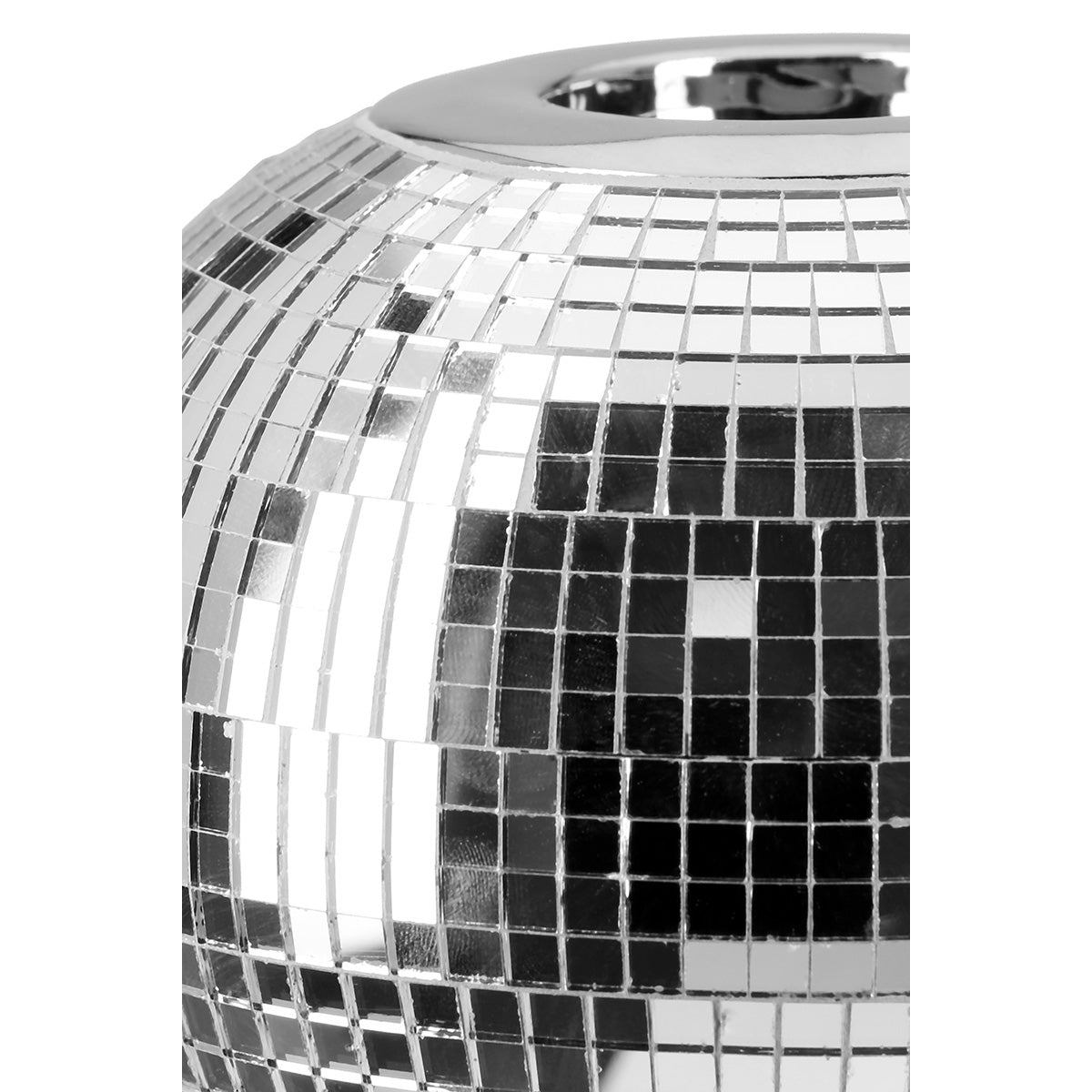 Ρεσώ Θήκη Ball "Disco" Κεραμικό Ασημένιο PU 4 H. 85 cm D. 10 cm - Hippiehome.gr