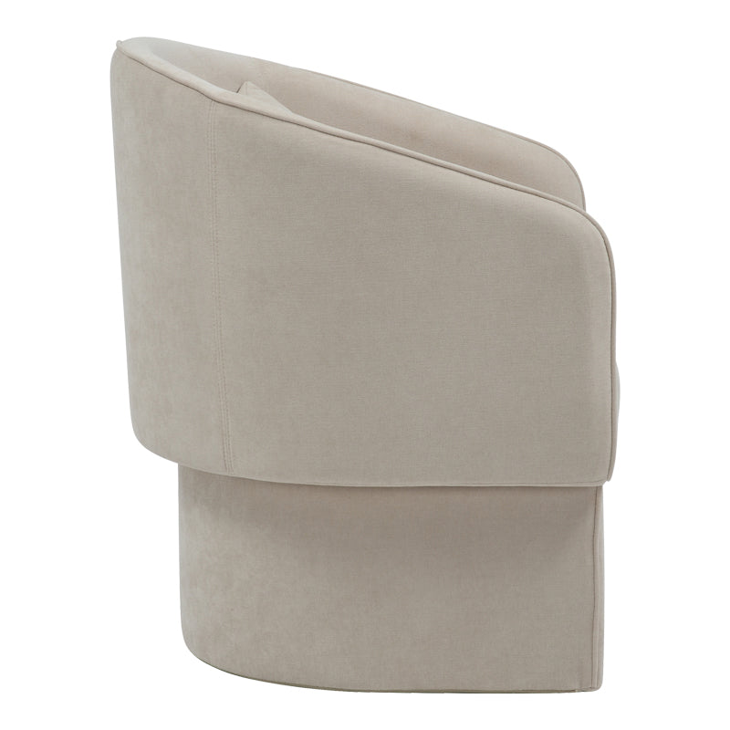 Πολυθρόνα Playmob pakoworld ύφασμα σε μπεζ απόχρωση 69x65x79εκ - Hippiehome.gr