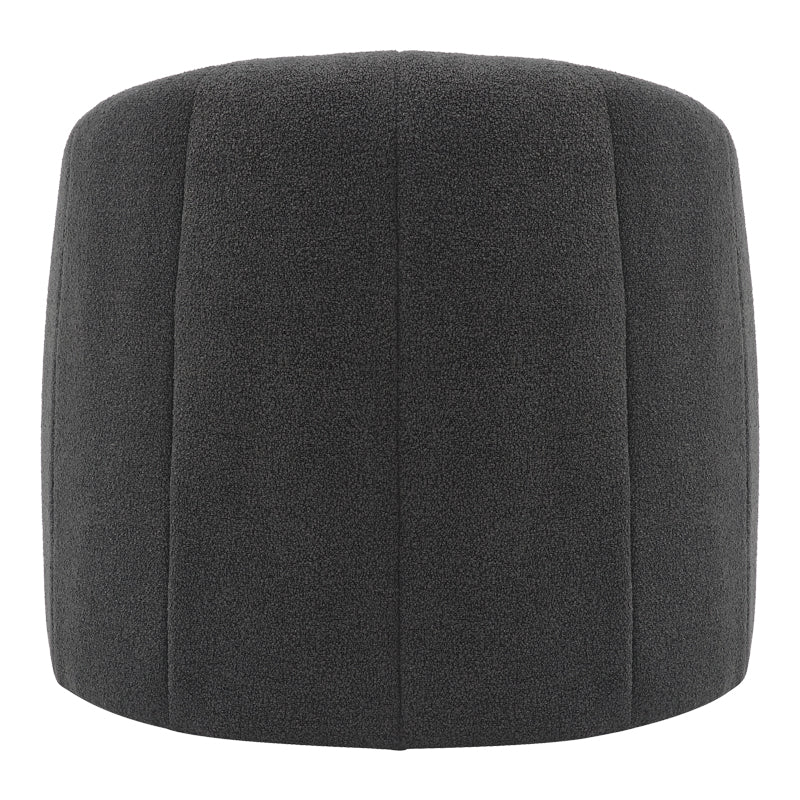 Πολυθρόνα Fassy pakoworld μπουκλέ ύφασμα σε ανθρακί απόχρωση 80x66x80εκ - Hippiehome.gr