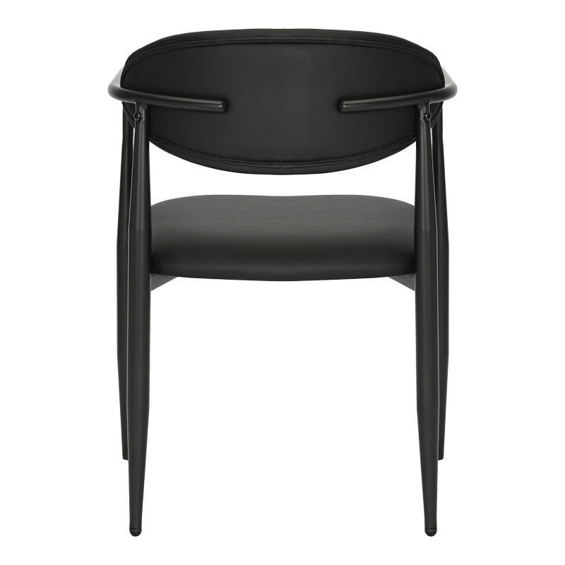 Πολυθρόνα Kalone pakoworld pu σε μαύρη απόχρωση 56x55x78εκ - Hippiehome.gr