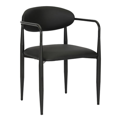 Πολυθρόνα Kalone pakoworld pu σε μαύρη απόχρωση 56x55x78εκ - Hippiehome.gr