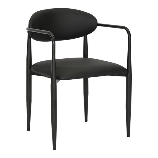 Πολυθρόνα Kalone pakoworld pu σε μαύρη απόχρωση 56x55x78εκ - Hippiehome.gr