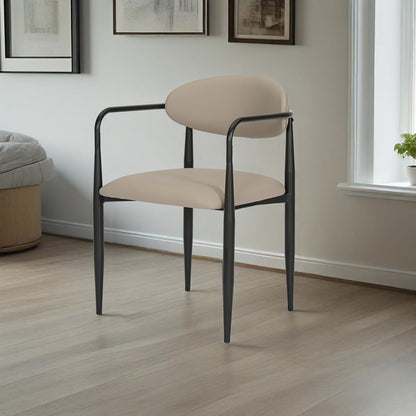 Πολυθρόνα Kalone pakoworld pu σε γκρι-μπεζ απόχρωση 56x55x78εκ - Hippiehome.gr