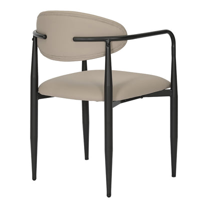 Πολυθρόνα Kalone pakoworld pu σε γκρι-μπεζ απόχρωση 56x55x78εκ - Hippiehome.gr