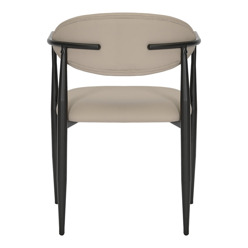 Πολυθρόνα Kalone pakoworld pu σε γκρι-μπεζ απόχρωση 56x55x78εκ - Hippiehome.gr