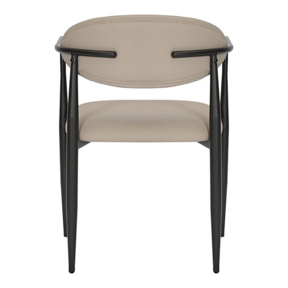 Πολυθρόνα Kalone pakoworld pu σε γκρι-μπεζ απόχρωση 56x55x78εκ - Hippiehome.gr