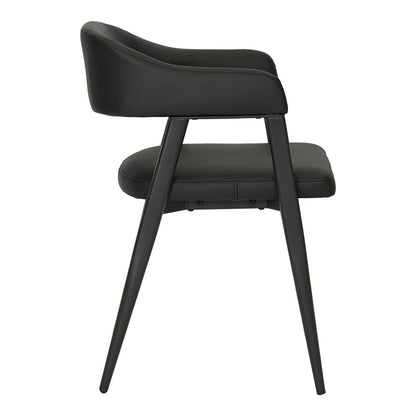 Πολυθρόνα Sezan pakoworld pu σε μαύρη απόχρωση 56x55x78εκ - Hippiehome.gr