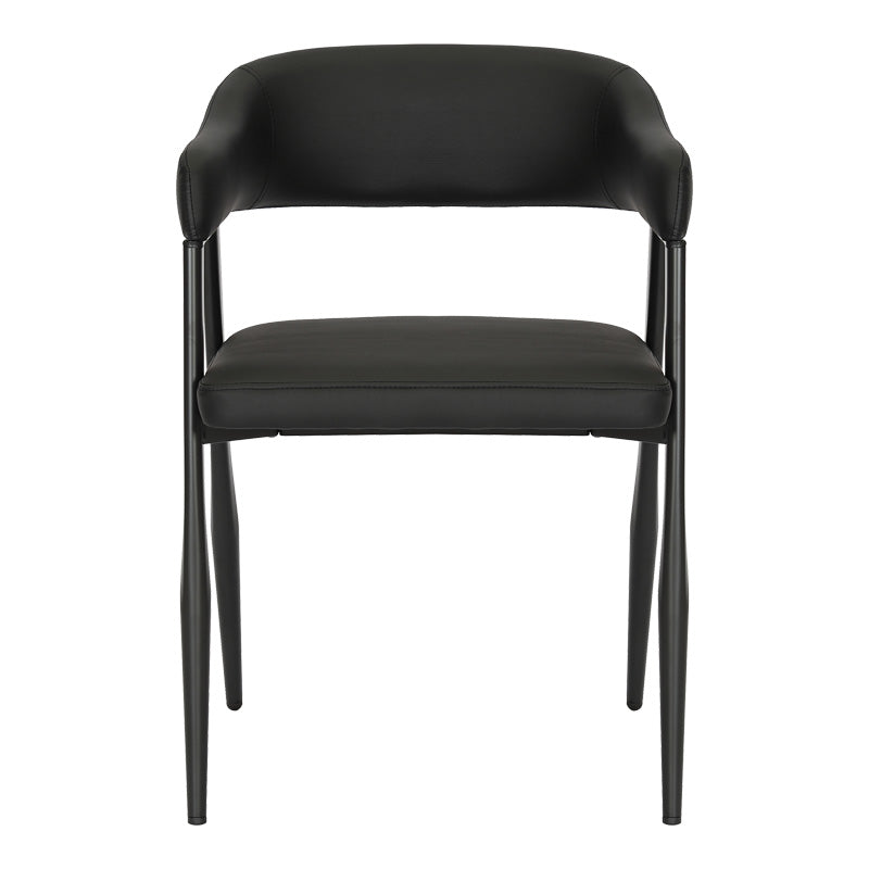 Πολυθρόνα Sezan pakoworld pu σε μαύρη απόχρωση 56x55x78εκ - Hippiehome.gr