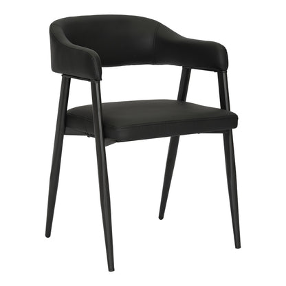 Πολυθρόνα Sezan pakoworld pu σε μαύρη απόχρωση 56x55x78εκ - Hippiehome.gr