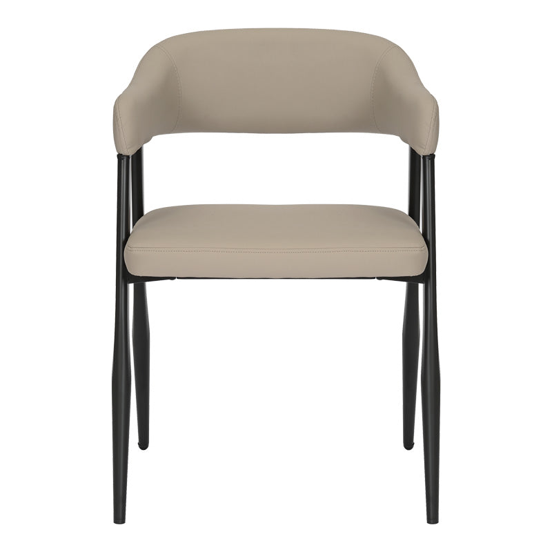 Πολυθρόνα Sezan pakoworld pu σε γκρι-μπεζ απόχρωση 56x55x78εκ - Hippiehome.gr