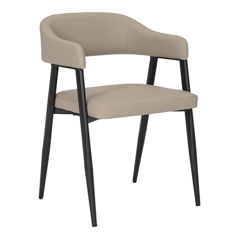 Πολυθρόνα Sezan pakoworld pu σε γκρι-μπεζ απόχρωση 56x55x78εκ - Hippiehome.gr