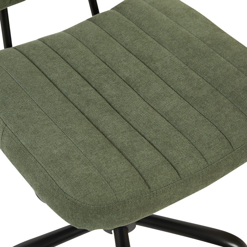 Καρέκλα γραφείου Warra pakoworld ύφασμα λαδί 50x52x76-86εκ - Hippiehome.gr