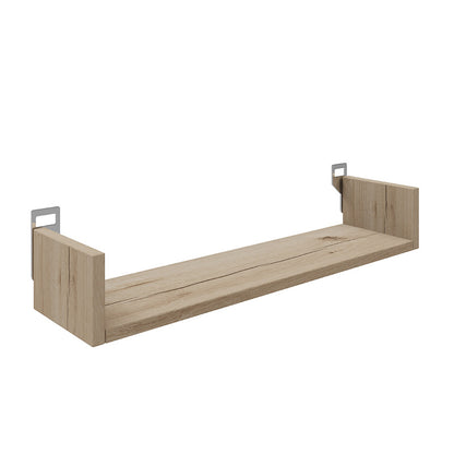 Ραφιέρα τοίχου Derva pakoworld σε oak απόχρωση 60x15x10cm - Hippiehome.gr