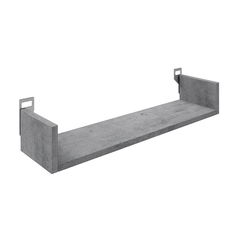 Ραφιέρα τοίχου Derva pakoworld σε cement γκρι απόχρωση 60x15x10cm - Hippiehome.gr