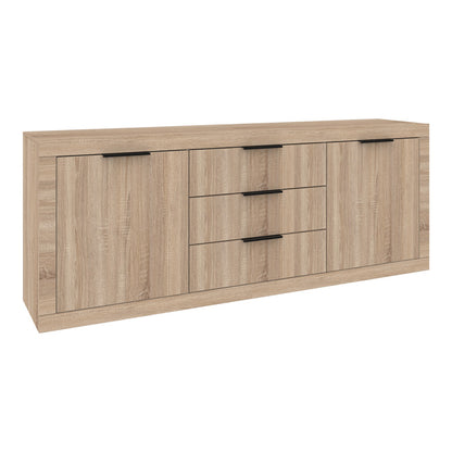 Μπουφές Doha pakoworld σε sonoma απόχρωση 210x45x80.5εκ - Hippiehome.gr