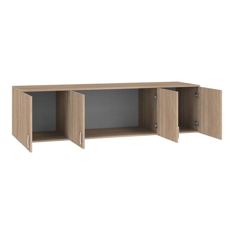 Πατάρι ντουλάπας Royal pakoworld τετράφυλλο sonoma 200x58x53εκ - Hippiehome.gr
