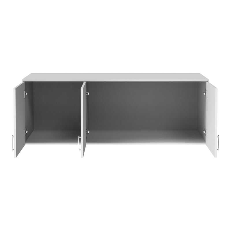 Πατάρι ντουλάπας Royal pakoworld τρίφυλλο λευκό 150x58x53εκ - Hippiehome.gr