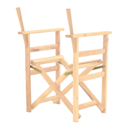 Σκελετός πολυθρόνας σκηνοθέτη Kompa pakoworld μασίφ ξύλο οξιάς σε απόχρωση άβαφου ξύλου 56.5x54x88εκ - Hippiehome.gr