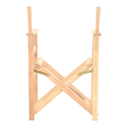 Σκελετός πολυθρόνας σκηνοθέτη Kompa pakoworld μασίφ ξύλο οξιάς σε απόχρωση άβαφου ξύλου 56.5x54x88εκ - Hippiehome.gr