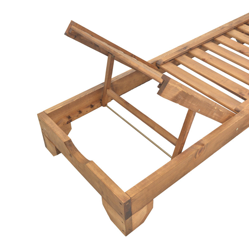 Ξαπλώστρα Zalka pakoworld L1 σε καρυδί απόχρωση 66x197x28εκ - Hippiehome.gr