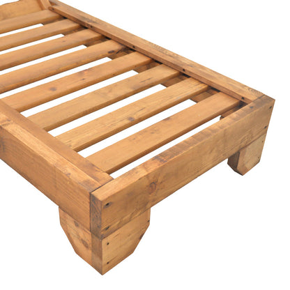 Ξαπλώστρα Zalka pakoworld L1 σε καρυδί απόχρωση 66x197x28εκ - Hippiehome.gr