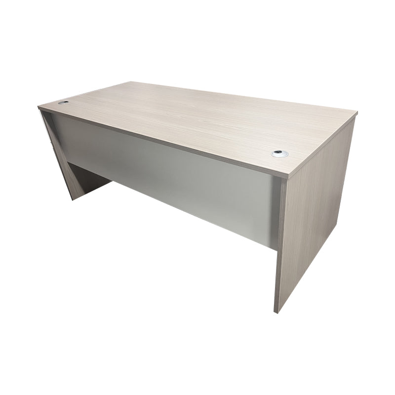 Γραφείο εργασίας Armadi pakoworld σε sonoma-λευκή απόχρωση 160x80x75εκ - Hippiehome.gr