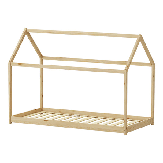 Παιδικό κρεβάτι Nino τ. Montessori pakoworld ξύλο πεύκου σε φυσική απόχρωση 90x190εκ - Hippiehome.gr