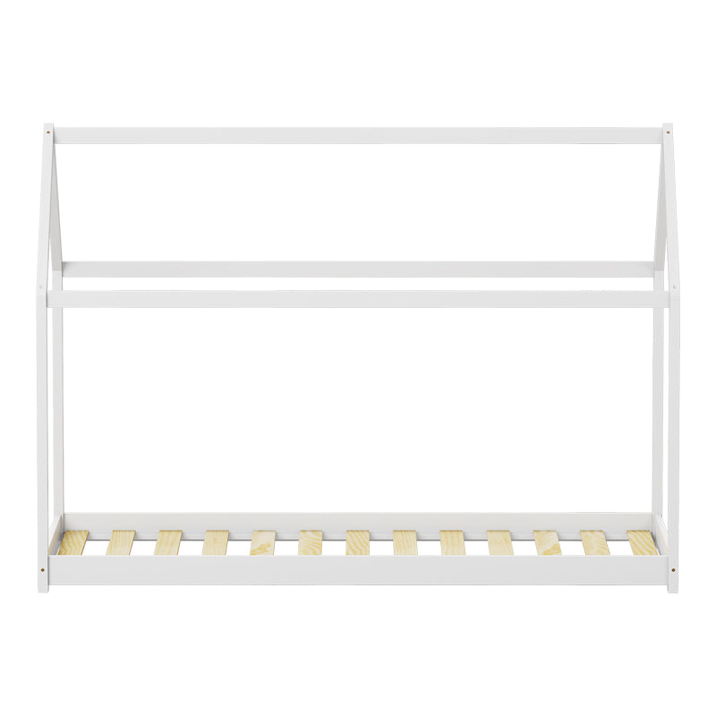 Παιδικό κρεβάτι Nino τ. Montessori pakoworld ξύλο πεύκου σε λευκή απόχρωση 90x190εκ - Hippiehome.gr