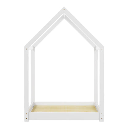 Παιδικό κρεβάτι Nino τ. Montessori pakoworld ξύλο πεύκου σε λευκή απόχρωση 90x190εκ - Hippiehome.gr