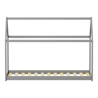 Παιδικό κρεβάτι Nino τ. Montessori pakoworld ξύλο πεύκου σε γκρι απόχρωση 90x190εκ - Hippiehome.gr