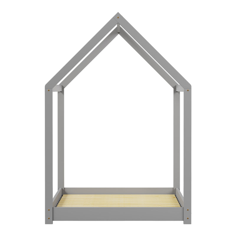 Παιδικό κρεβάτι Nino τ. Montessori pakoworld ξύλο πεύκου σε γκρι απόχρωση 90x190εκ - Hippiehome.gr