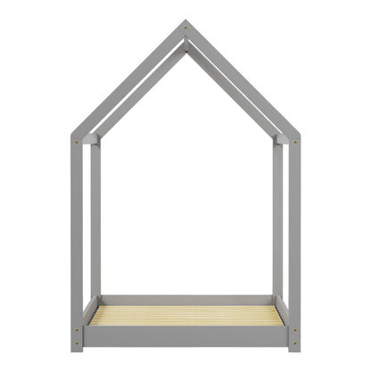 Παιδικό κρεβάτι Nino τ. Montessori pakoworld ξύλο πεύκου σε γκρι απόχρωση 90x190εκ - Hippiehome.gr