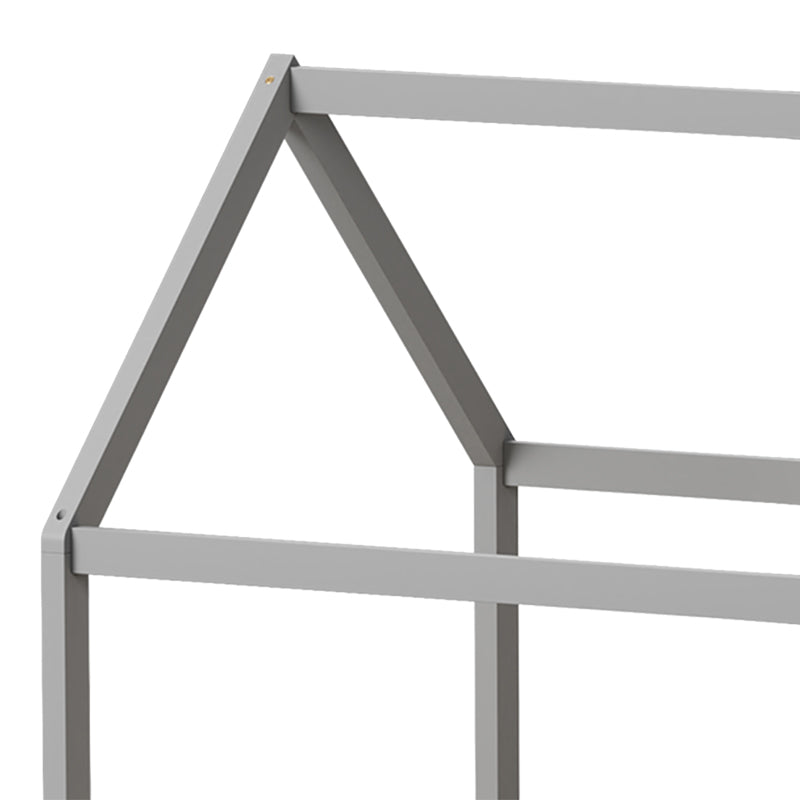 Παιδικό κρεβάτι Nino τ. Montessori pakoworld ξύλο πεύκου σε γκρι απόχρωση 90x190εκ - Hippiehome.gr