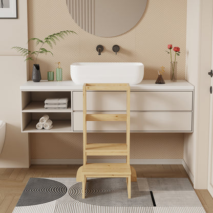 Παιδικός πύργος εκμάθησης Chiquel pakoworld τ. Montessori ξύλο σε φυσική απόχρωση 45.7x51x90εκ - Hippiehome.gr