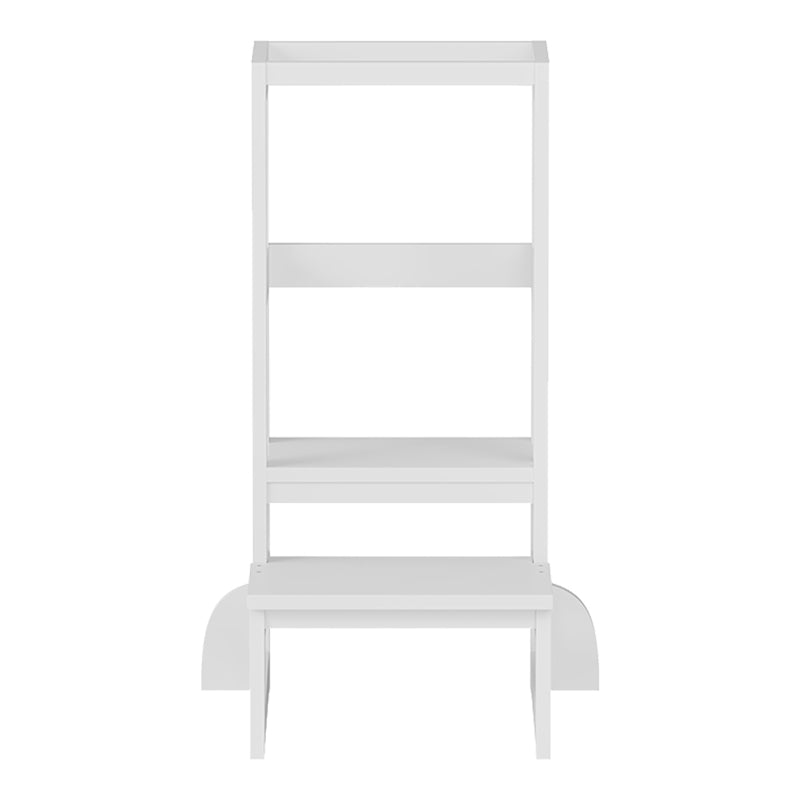 Παιδικός πύργος εκμάθησης Chiquel pakoworld τ. Montessori ξύλο σε λευκή απόχρωση 45.7x51x90εκ - Hippiehome.gr