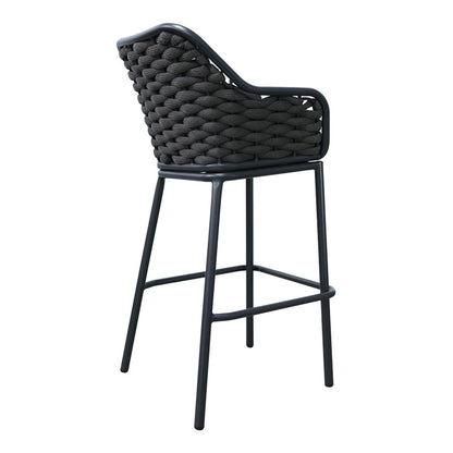 Σκαμπό μπαρ Zuki pakoworld αλουμίνιο με γκρι σκελετό και μαξιλάρι 55x54x109εκ - Hippiehome.gr