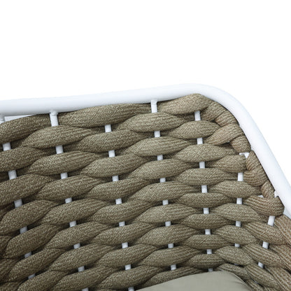 Σκαμπό μπαρ Zuki pakoworld αλουμίνιο με λευκό σκελετό-φυσικό σχοινί 55x54x109εκ - Hippiehome.gr