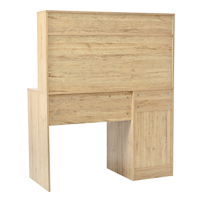 Γραφείο εργασίας Secreta pakoworld με ράφι σε oak απόχρωση 110x50x135εκ - Hippiehome.gr