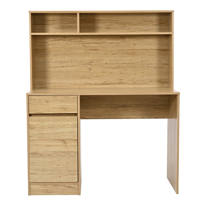 Γραφείο εργασίας Secreta pakoworld με ράφι σε oak απόχρωση 110x50x135εκ - Hippiehome.gr